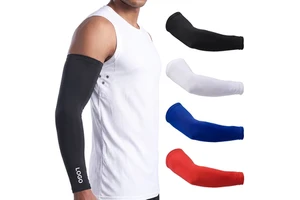 Custom UV Protection Cooling Compression Arm Sleeve Sports Elbow Guard Cycling Basketball Running Breathable Anti-Slip Covers