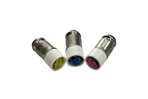 T1 3/4 Midget Grooved LED Lamp Beads MG6 Marine signal Lamp 110-220V Switch Button Lamp