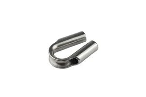 Stainless Steel 304 Pipe Thimble Rigging Hardware Wire Rope Clip