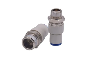 KSH Rotary Swivel Joint Straight for Hose OD 4mm/6mm/8mm/10mm/12mm 360 Rotation Angle M5 1/8 1/4 3/8 air High Speed Rotary Joint