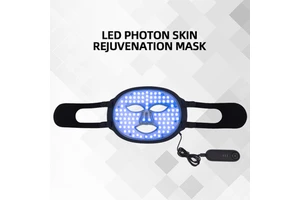 Silicone Hand Held LED Light Therapy Face Mask ABS 7 Colors Photodynamic PDT Red Blue Green Light Skin Care Beauty Equipment