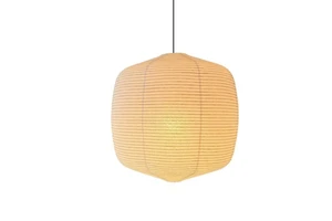 New Trending Home Decor Goods White Pendant Light Big Paper Shade For Zen Tea Room High Ceiling Lantern Washi Paper Lamp