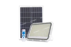 Solar Street Bright White Flood Light Outdoor IP65 Waterproof for Yard,Garden Shed Barn.