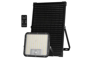 Commercial Outdoor IP65 Waterproof Solar Flood Light for Billboard Garden Yard Farm Security Lighting