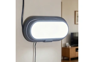 Solar Shed Light, Super Bright 50 Lumen 24 LED Solar Powered Wall Lam, Waterproof Indoor/Outdoor Light for Shed, Barn, Garage