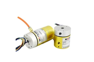 High Quality Flexible Pneumatic Hydraulic Rotary Union MK21 Series 2 passages G1/8" Gas/Vacuum 0~96 Circuits