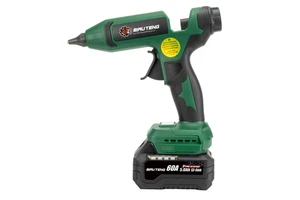 18V Cordless Hot-Melt Glue Gun 7/16 Glue Stick Diameter Versatile Efficient Lithium Battery Power Source Adjustable Temperature