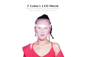 Professional 7-Color LED Mask System - 192 LEDs Microcurrent Face & Neck Beauty Instrument