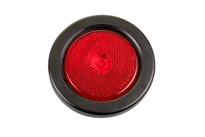 2-1/2 inch Round LED Marker and Clearance Light W/ Reflex Reflector Trailer Truck Side Marker Lamp SAE/DOT/FMVSS108 Compliant