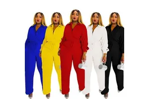 2025 European and American Women's Two-piece Long Sleeved Casual Shirt Elastic Waist Straight Tube Women's Suit