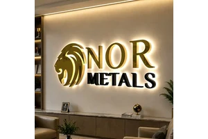 Custom 3D LED Channel Letters Stainless Steel Backlit Sign Acrylic Halo Lit Logo Outdoor Waterproof Illuminated Business Signage