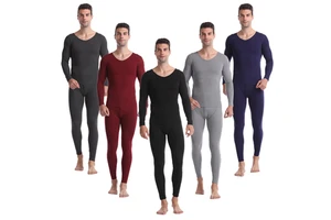 2022 High Quality Autumn Winter Classic Thermal Underwear Set For Men Long Johns Suit