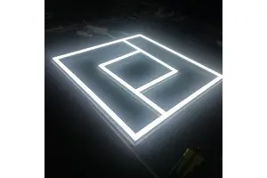 Modern High Brightness 64W LED Panel Light for Home Office Hanging Linear Ceiling Light Fixture