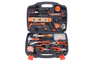 OEM 106-Piece Deluxe Household Tool Set Multifunctional Hardware Toolbox Electrician Woodworking Repair Manual Tool Combo Set