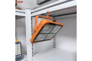 Super Bright LED Solar Floodlight Outdoor Camping Hand-Held IP66 Waterproof 240 Beam Angle Portable Emergency ABS Lamp