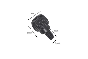 Computer Case Thumbscrews (6-32 Thread) PC Computer Case Fastener Thumb Screws,for Cover/Power Supply/PCI Slots/Hard Drives