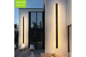 Modern Outdoor Waterproof LED Wall Lamps Solar Powered Decorative Light for Garden Entry Door Villa Courtyard-Polycarbonate