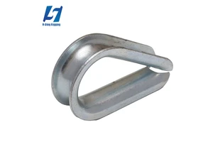 Hot Selling DIN6899A Industrial Thimbles Forged Galvanized Q235 Material Shandong Origin Bag Packed