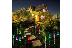 High Quality Angel Shaped Garden Stake Lamp Waterproof Energy Saving Solar Power Lamp for Outdoor Garden Decoration