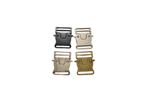 Classic Metal Buckle Adjustable for Bag Accessories in Black Silver and Bronze Finish