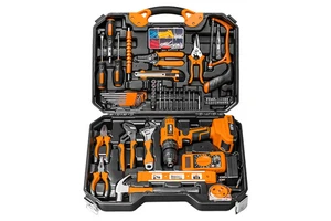 Toolbox Household Tool Set Multi-Functional Hardware Battery-Powered High Carbon Steel Electrician Repair Combination Complete