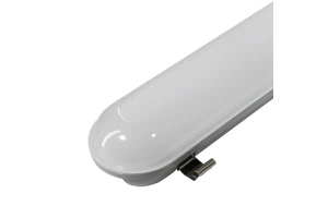 3 CCT LED Tri-Proof Light Full PC Housing IP65 Waterproof 2ft/4ft/5ft Emergency Warehouse IK09 Approved 5-Year DLC Certified