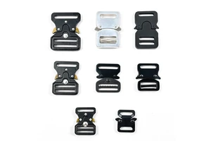 25mm/32mm/38mm Custom Hot Sale High Quality Fashion Zinc Alloy Side Release Tactical Buckle Easily Fast Opening Belt Buckle