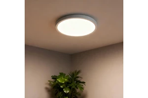 Low Profile Surface Mount Ceiling Light 5 inch Edgelit Technology Slim Design Dimmable for Kitchen and Bathroom