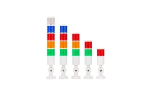 CHYESIC Three-Color LED Multi-Layer Warning Light Machine Tool Fault Tower Alarm Light DH50 24V Sound/Silent Flashing