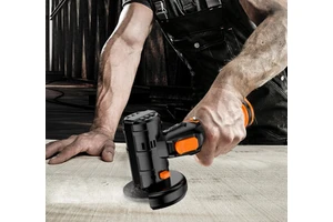 Cordless Mini Angle Grinder Multi-functional for Grinding, Cutting & Polishing Lithium Battery Powered