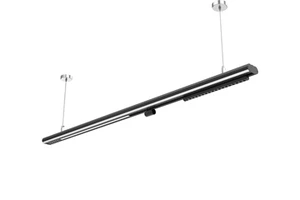 Aluminum LED Linear Lamp Dimmable IP55 Office Lighting with 90 CRI White/Black Colors Multi-Length Options