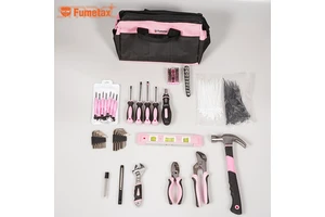 Fumetax Complete All-In-One Carbon Steel 23-Piece Home Repair Tool Set with Combination Wrenches OEM Available Tool Bag Included