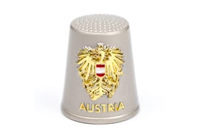 Wholesale Custom Design Zinc Alloy Enamel Metal Decorative Sewing Tourist Souvenir Thimble