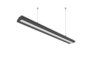 Hanging Black Supermarket Goods Shelves Exclusive Rotatable Profile LED Linear Low Bay Light Linear Spotlight for Supermarket