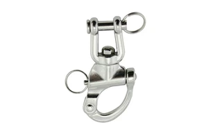 Stainless Steel Jaw Swivel Snap Shackle All Metal Snap Shackle Durable Swivel Snap Shackle