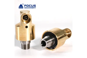 Rotary Unions for Water High Pressure High Speed 3/8" 1/2" 1" Water Rotary Joint for CNC Machine Cooling System