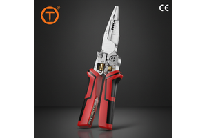 OEM ODM 9" Wire Stripper Tool Industrial Grade 9 In 1 Multifunction Electrician Pliers With Built-in Voltage Tester