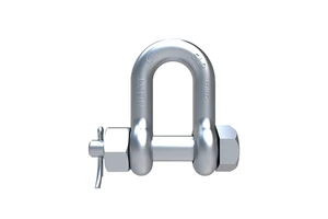 Shenli Rigging Forged Alloy Steel Bolt Type Dee Shackle With Safety Bolt Pin For Heavy Industry Mining /5T 10T 25T D Shape