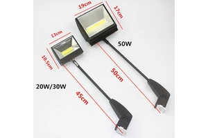 Aluminum LED Advertising Lights for Trade Shows & Exhibitions 20W/30W/50W Multiple Mounting Options 85-265V AC 120 Beam Angle