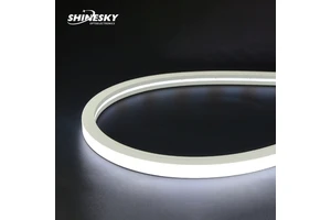 Waterproof IP67 1615 Horizontal Bending Silicone LED Neon Strip White DC24V for Gallery, Show-booth and Exhibition Room
