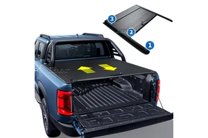Benext Waterproof Electric Folding Retractable Aluminum Alloy Tonneau Cover for BYD Shark6 Navara Mitsubishi Triton