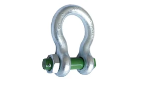 American Type G-2130 Bow Shackle Drop Forged High Tensile 6:1 Safety Alloy Steel Galvanized for Construction Mining Projects