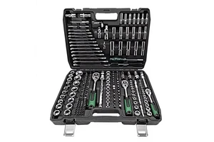 216Pcs Professional Auto Repair Tool Set CRV Steel Socket Wrench Set 72-Tooth Ratchet&Heavy-Duty Carrying Case For Auto Mechanic