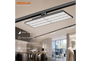 Wholesale LED Track Panel Light 4 Wire 3 Circuit Adjustable Commercial Lighting For Retail Store