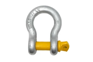 Hot Dip Galvanized G209 Shackle Marine Bow Shackle Lifting Hook U-shaped Car Shackle