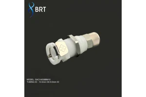 POM PTF 6mm 8mm 10mm OD Tubing Panel Mount Bulkhead Quick Disconnect Connector Plastic Air Hose Quick Coupling
