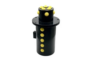 YHZ 10 4 Hydraulic Rotary Joint Swivel Union 25L/min 25MPa 10 Channels Excavators Cranes Aerial Work Platforms Industrial Fluid