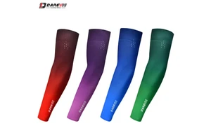 Darevie Manufacturer 4 Colors Custom Uv Gradient Compression Sleeve Breathability Cycling Arm Sleeves Arm Cover