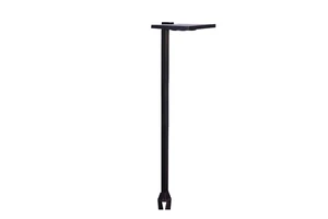 Low Voltage 12V Integrated LED Linear Modern Square Shade Mold Cast Aluminum Outdoor Path Light in Black and Bronze