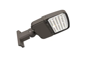 CGT In-Stock IP66 Waterproof US CA 150W LED Shoebox Light Arm Mount Wall Mount for Parking Lots ETL DLC Power Switchable
